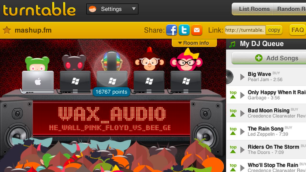 Stream music over RTC using React and Audio